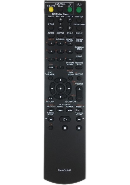 Uzaktan Kumanda Av DAV-DZ280 DAV-DZ660 DAV-DZ860 DAV-DZ680 DAV-DZ780 HCD-DZ750 -ADU047 -ADU050 (Yurt Dışından)