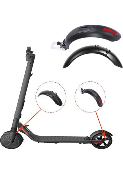Ön Arka Çamurluk Çamurluk Seti Lastik Lastik Sıçrama Çamurluk Koruma Ninebot Es1 Es2 Es3 Es4 Elektrikli Scooter Aksesuarları (Yurt Dışından)