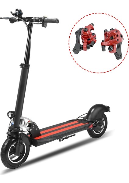 Elektrikli Scooter Fren Tabanı Elektrikli Kaykay Ön Arka Tekerlek Freni Kugoo M4 Pro Disk Fren Yedek Parçaları (Yurt Dışından)