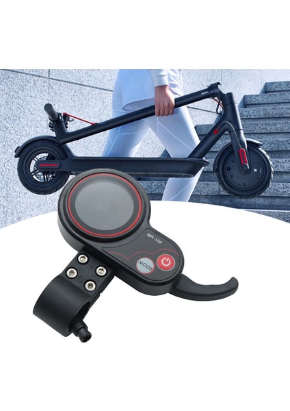 Kugoo M4 Elektrikli Scooter Aksesuarları Için MR-100 LCD Ekran Ölçer Kontrol Paneli 6pin (Yurt Dışından)