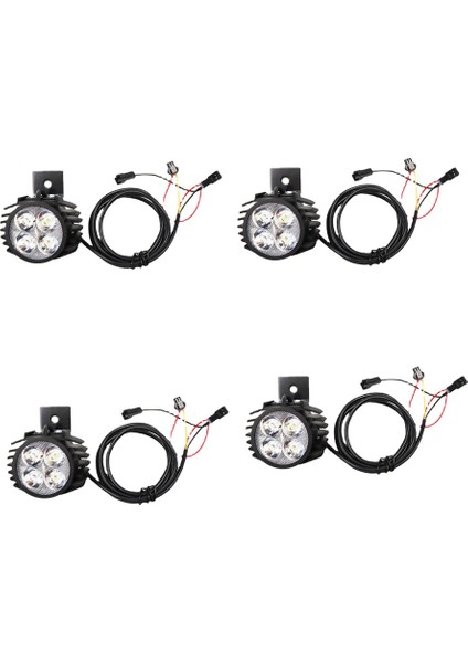 Elektrikli Scooter Farları 10 Inç M4LED Ikisi Bir Arada Modifiye Harici Ultra Parlak Farlar Forkugoo (Yurt Dışından) fiyatları