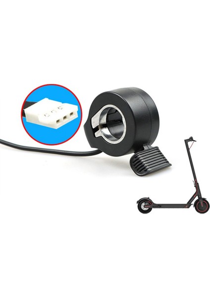 Katlanır Elektrikli Scooter Parmak Hızlandırıcı Parmak Gaz Hızlandırıcı Kısa Kablo ile Elektrikli Araç Aksesuarları (Yurt Dışından) fiyatları