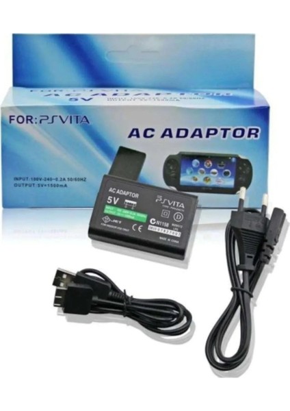 Psp Vita Adaptör Psp Vita Şarj Cihazı Psp Vita 5 Volt 1500 Mah Adaptör