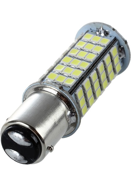 2x 1157 P21/5W 3528 102 Smd LED Araç Fren Durdurma Kuyruk Sinyal Işığı Lamba Ampul Beyaz (Yurt Dışından)