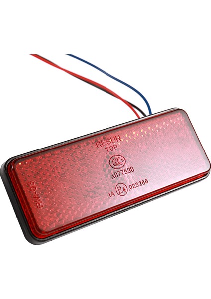 LED Reflektör Kırmızı Arka Kuyruk Fren Stop Marker Hafif Kamyon Römork Suv Motosiklet (Yurt Dışından)