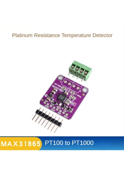 MAX31865 PT100/PT1000 Rtd-Dijital Dönüştürücü Kartı Sıcaklık Termokupl Sensörü Amplifikatör Modülü 3.3 V/5 V (Yurt Dışından)