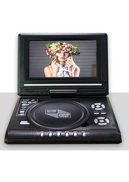 9.8 Inç Taşınabilir Ev Araba DVD Oynatıcı VCD CD Oyun Tv Oynatıcı USB Radyo Adaptörü Desteği Fm Radyo Alıcısı-Ab Tak (Yurt Dışından) fiyatları