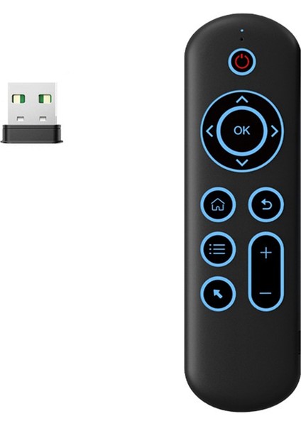 Uçan Fare 2.4g + Bluetooth Çift Model Renkli Arkadan Aydınlatmalı Klavye Akıllı Uzaktan Kumanda Tv Kutusu Uzaktan Kumanda (Yurt Dışından)