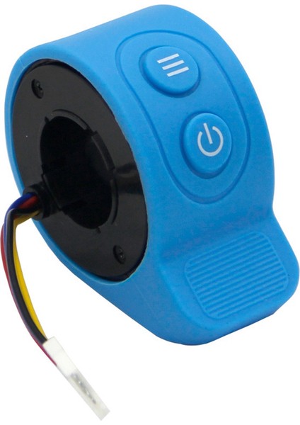 Elektrikli Scooter Hızlandırıcı Hx X6 X7 Tetik Hızlandırıcı Parmak Başparmak Gaz Hız Kontrol Anahtarı, Mavi (Yurt Dışından)