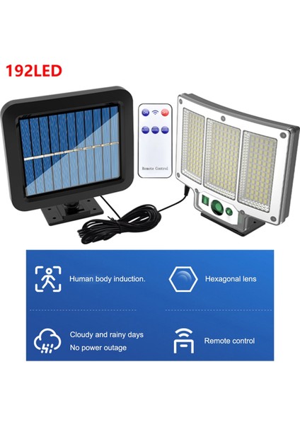 LED Güneş Işığı Su Geçirmez Işık Hareket Sensörü Işık Uzaktan Kumanda ile Avlu Koridor Kapı Sensörü Işık (Yurt Dışından)