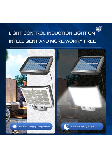 LED Güneş Işığı Su Geçirmez Işık Hareket Sensörü Işık Uzaktan Kumanda ile Avlu Koridor Kapı Sensörü Işık (Yurt Dışından)