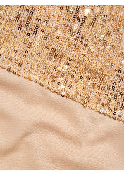 Çıtçıtlı Askılı Pullu Body - Gold indirimleri