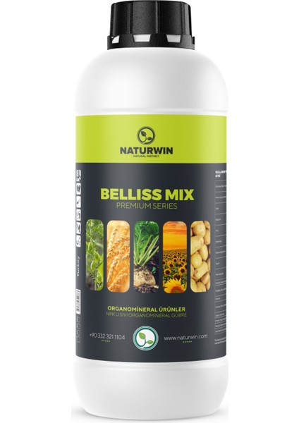 Belliss Mix Npklı Sıvı Organomineral Gübre 1 Litre