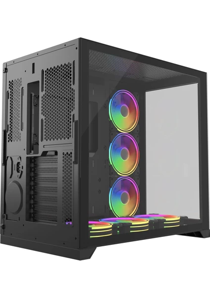 Warcry Evo Argb Temper Cam Type-C Atx Gaming Kasa