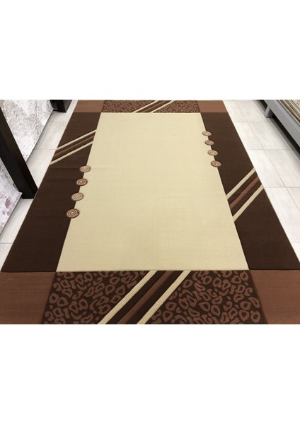 Vizyon Carving 9063 Krem Kahve 200X300 Halı 6 M2 !