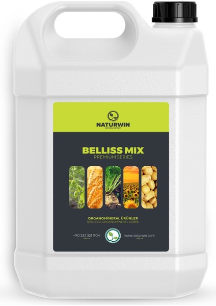Belliss Mix Npklı Sıvı Organomineral Gübre 5 Litre