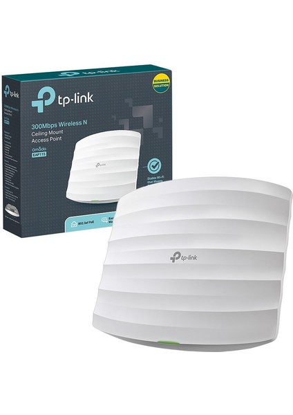 Go İthalat Tp-Lınk EAP115 300 Mbps Poe Kablosuz N Tavan Tipi Access Poınt (2818)