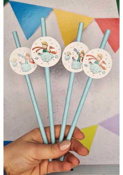 Küçük Prens Konsept Pipet Süsleri 10LU Lüks Pipet Paketi