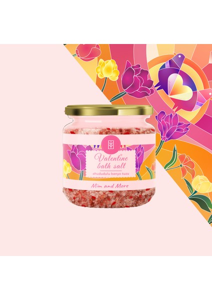 Valentine Tea 50 gr & Sıcak Çikolata 50 gr & Special Coffee Blend Filtre Kahve 250 gr & Valentine Bath Salt 150 gr 4 Lü Set