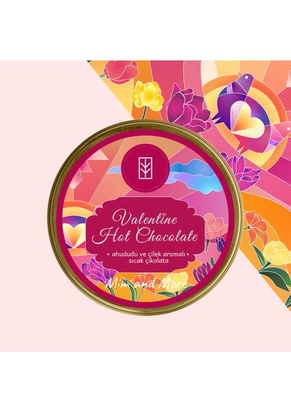 Valentine Tea 50 gr & Sıcak Çikolata 50 gr & Special Coffee Blend Filtre Kahve 250 gr & Valentine Bath Salt 150 gr 4 Lü Set