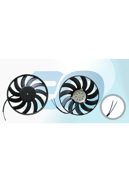 Fan Motoru Davlumbazsız (370 Mm-2 Fıs-11 Kanat) Audı A4 A6 2.4 3.0 [8E0959455A]