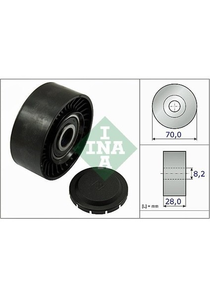 T5 Amarok Crafter Passat A4 V Kayıs Gergı Rulmanı 01- [ına] [03G145276]