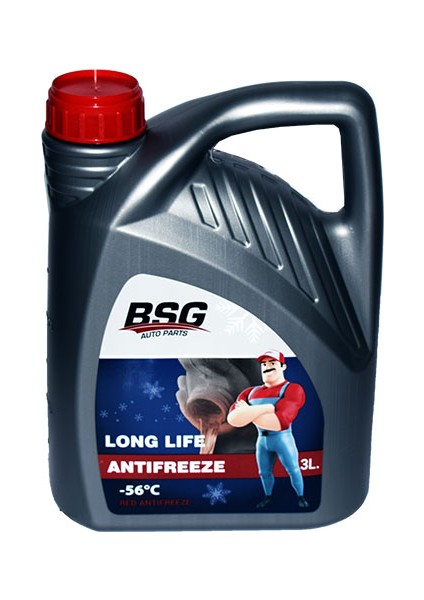 Antifiriz Kırmızı 3 Litre Long Life -56 Derece G-12 Antifreeze