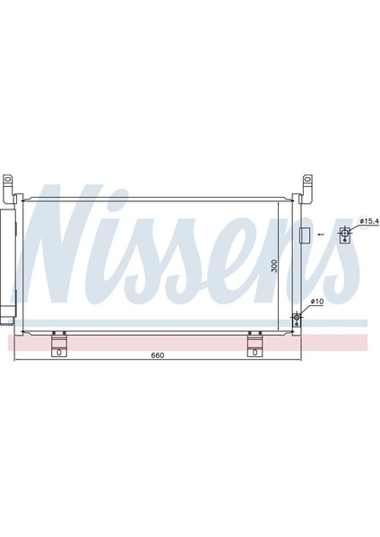 Klıma Radyatoru Mt-At 660X300 mm Subaru Forester 12&gt; [73210]