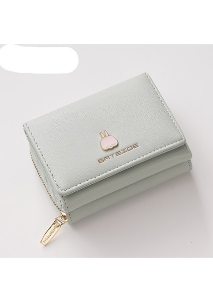Kare Bayan Cüzdan Üç Katlı Çok Fonksiyonlu Kartlık (Yurt Dışından)
