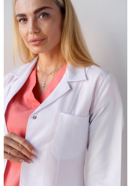Gömlek Yaka Kadın Doktor Öğretmen Hemşire Laboratuvar Önlüğü modelleri