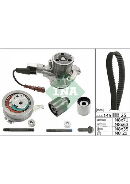 Golf7 A3 Leon Passat Tıguan Caddy T6 Trıger Setı 13- [ına] [04L198119B]
