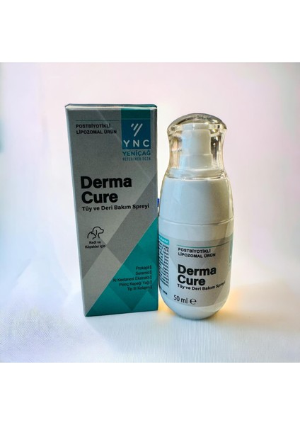 Derma Cure Köpek ve Kediler Için Tüy ve Deri Bakım Spreyi 50 ml