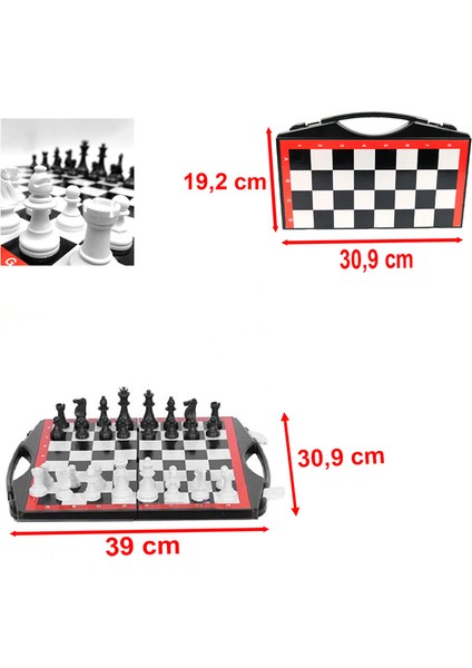 Çanta Platformlu Satranç Takımı