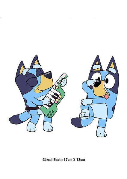 Bluey Ütü ile Yapışan Tekstil Dtf Baskı