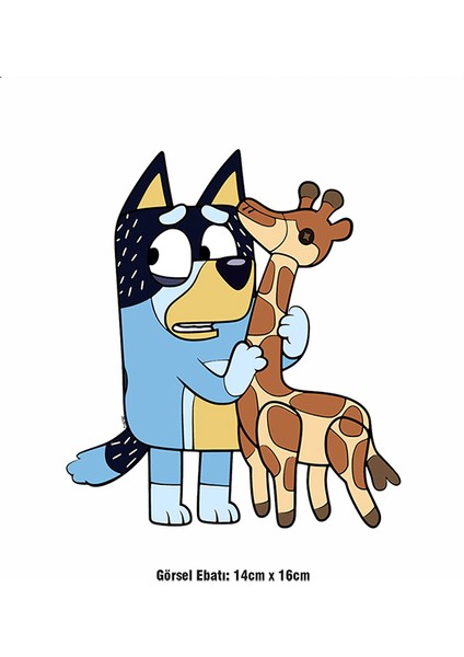 Bluey Ütü ile Yapışan Tekstil Dtf Baskı