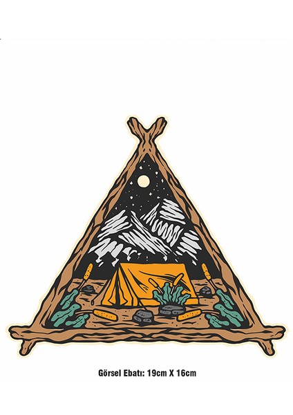 Kamp Outdoor Ütü ile Yapışan Tekstil Dtf Baskı