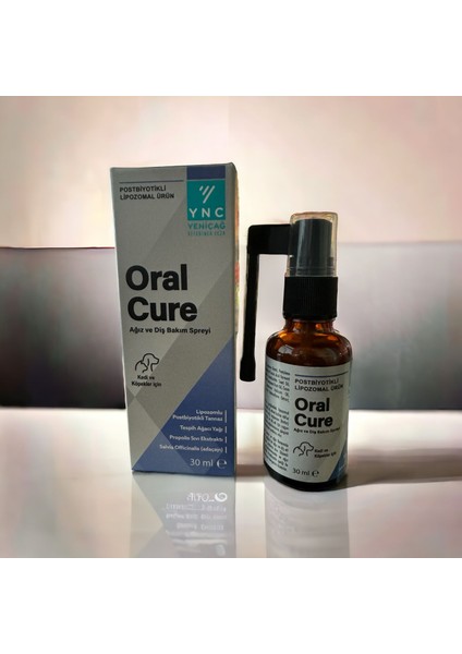 Ync Oral Cure Kedi  ve Köpekler Için Ağız ve Diş Bakım Spreyi 30 ml