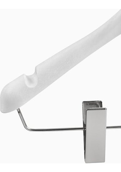 10'lu DCK 45cm Ahşap Görünümlü Dolgulu BM Plastik Takım Askısı