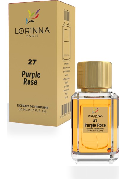 Lorınna Parıs Purple Rose 50 ml Edp Unisex Parfüm