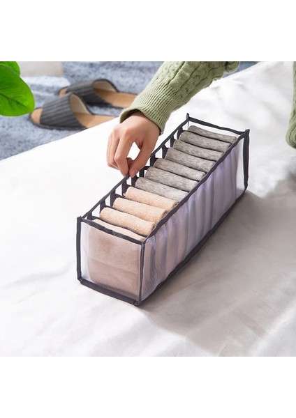 7 Haki Stili Iç Çamaşırı Sutyen Organizatör Atkılar Için Saklama Kutusu Çorap Sutyen Çekmece Klozet Organizatörleri Bölücü Kutuları Iç Çamaşırı Çekmece Bölücü (Yurt Dışından) indirimleri