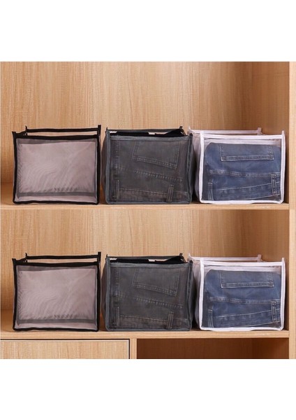 SN0011 Stili 3 Renk Pantolon T-Shirt Organizatör Giysi Saklama Için Yıkanabilir Klozet Organizatör Çekmeceler Pantolon Için Katlanabilir Saklama Kutuları Kot (Yurt Dışından) fırsatları