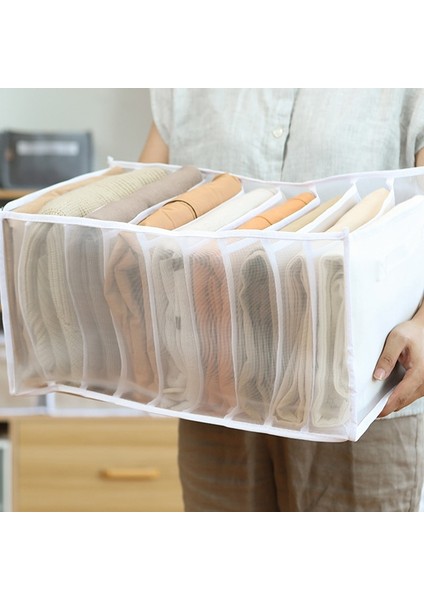 Yeşil Stil Kot Bölmeli Saklama Kutusu Çorap Elbise Külot Organizatör Çekmeceler Bölücü Kutu Saklama Kutusu Dolap Çekmece Bölücü (Yurt Dışından) modelleri