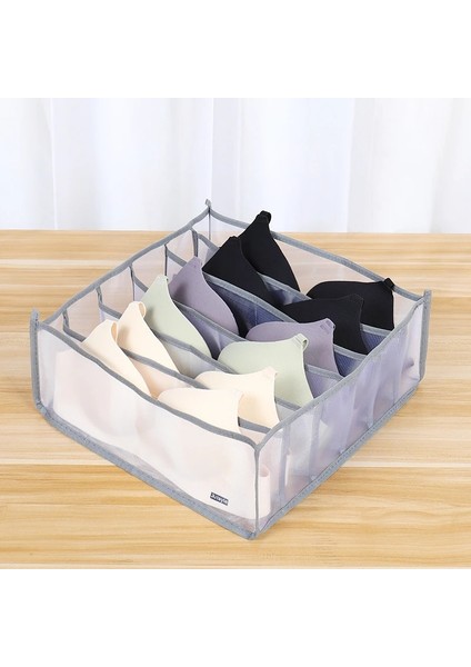 SN0007 Stili New Panties Sock Organizer Drawers Bra Storage Box Washable Foldable Closet Underwear Storage Organizer Box For Clothes (Yurt Dışından)