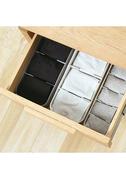 Üç Izgara Stili Depolama Sepeti Gardırop Saklama Çantası Bayan Erkek Çorabı Saklama Kutusu Iç Çamaşırı Plastik Konteyner Kozmetik Masaüstü Fg Kutusu (Yurt Dışından) modelleri