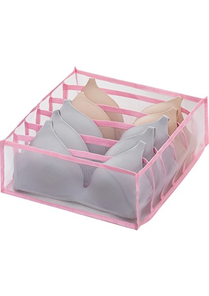 Pembe 6 Izgara Stili Izgara Iç Çamaşırı Sütyen Çorap Saklama Kutuları Dolap Organizatörleri Dolap Dolap Ev Düzenleme Çekmece Bölücü Yatakhane (Yurt Dışından) fiyatları