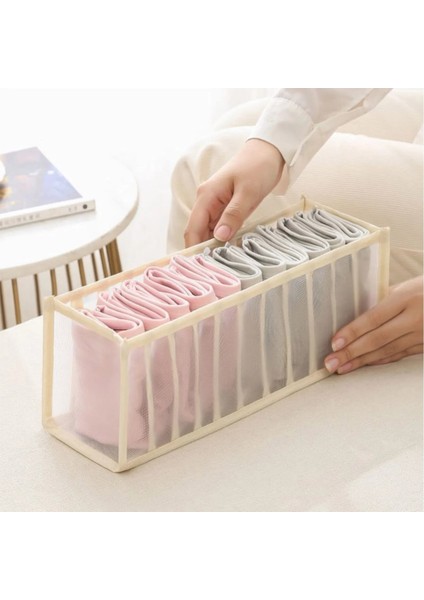 Bir Stil Külot Çorap Organizatör Çekmeceler Sutyen Saklama Kutusu Yıkanabilir Katlanabilir Dolap Iç Çamaşırı Kutusu Giyim Için Katlanabilir Bağları Ayrı Durumda (Yurt Dışından) fırsatları