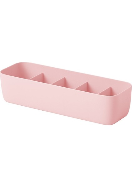 5 Izgaralı Pembe Stil Izgaralar Dolap Saklama Kutusu Sepet Organizatör Kadın Erkek Çorap Sutyen Iç Çamaşırı Saklama Kutusu Plastik Konteyner Organizatör (Yurt Dışından)