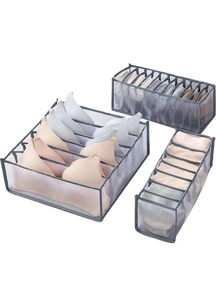 No.5 Tarzı 1 Adet Bölmeli Iç Çamaşırı Saklama Kutusu Çorap Sutyen Külot Dolap Çekmeceler Organizatör Bölücü Kutusu Kravatlar Çorap Sutyen Yatak Odası (Yurt Dışından) modelleri