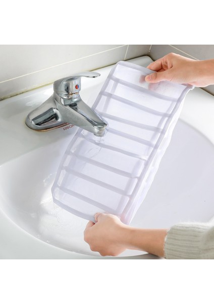 Gri 6 Izgara Stili Klozet Organizatör Saklama Kutusu Katlanabilir Iç Çamaşırı Organizatörleri Depolama Bölücüler Çekmece Organizatör Kot Gardırop Organizatör Giysileri (Yurt Dışından) indirimleri