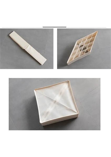 7 Izgara Bej Stili Ev Katlanır Çorap Için Düz Renk Saklama Kutusu Sütyen Külot Iç Çamaşırı Organizatör (Yurt Dışından) indirimleri